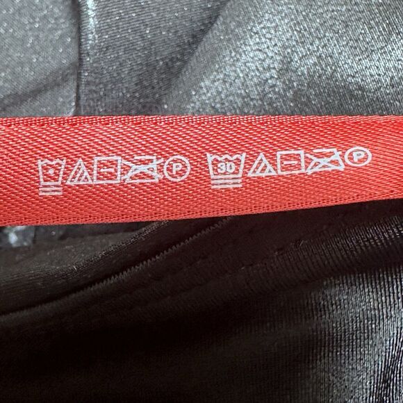 SPANX sz Small BLACK FAUX LEATHER LEGGINGS - Excellent! - Picture 6 of 7